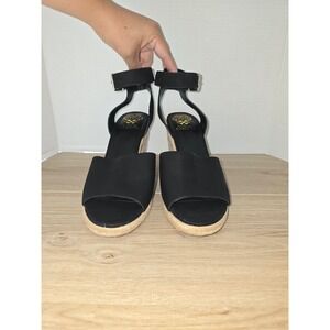 Vince Camuto Women's Espadrille Shoe Black Size 8.5